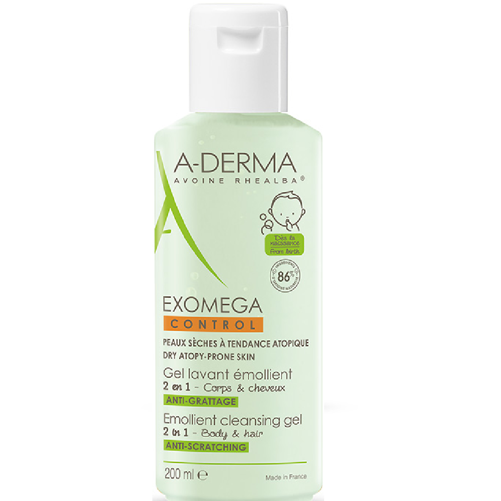 A Derma Exomega gel de banho para peles atópicas